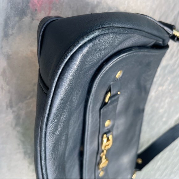 VINTAGE BLUE HANDBAG - Picture 7 of 16